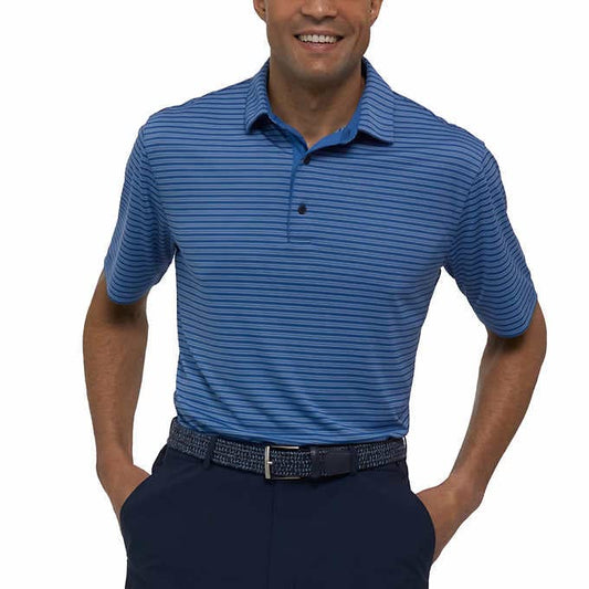 Greg Norman Men's Performance Golf Polo, Infinity, XX-Large