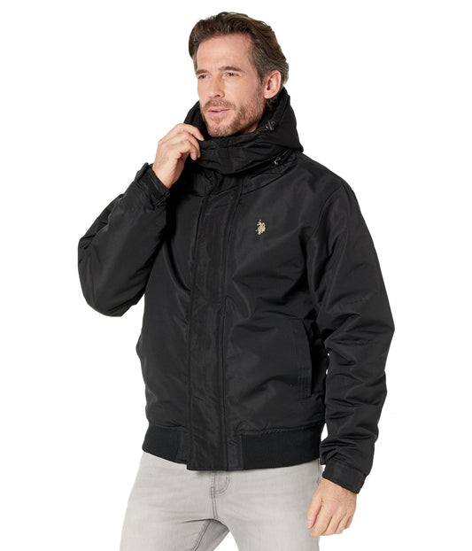 U.S. Polo Assn. Short Snorkel Jacket Black SM