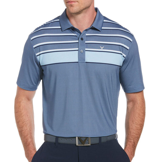 Callaway Golf Performance Polo Men Shirt | Moisture-Wicking Opti-Dri|Breathable Jersey Fabric|Golf Shirt - Peacoat XX-Large