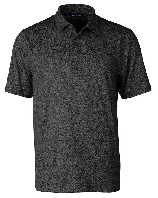 Cutter & Buck mens Men's Polo Shirt, Black, Medium US